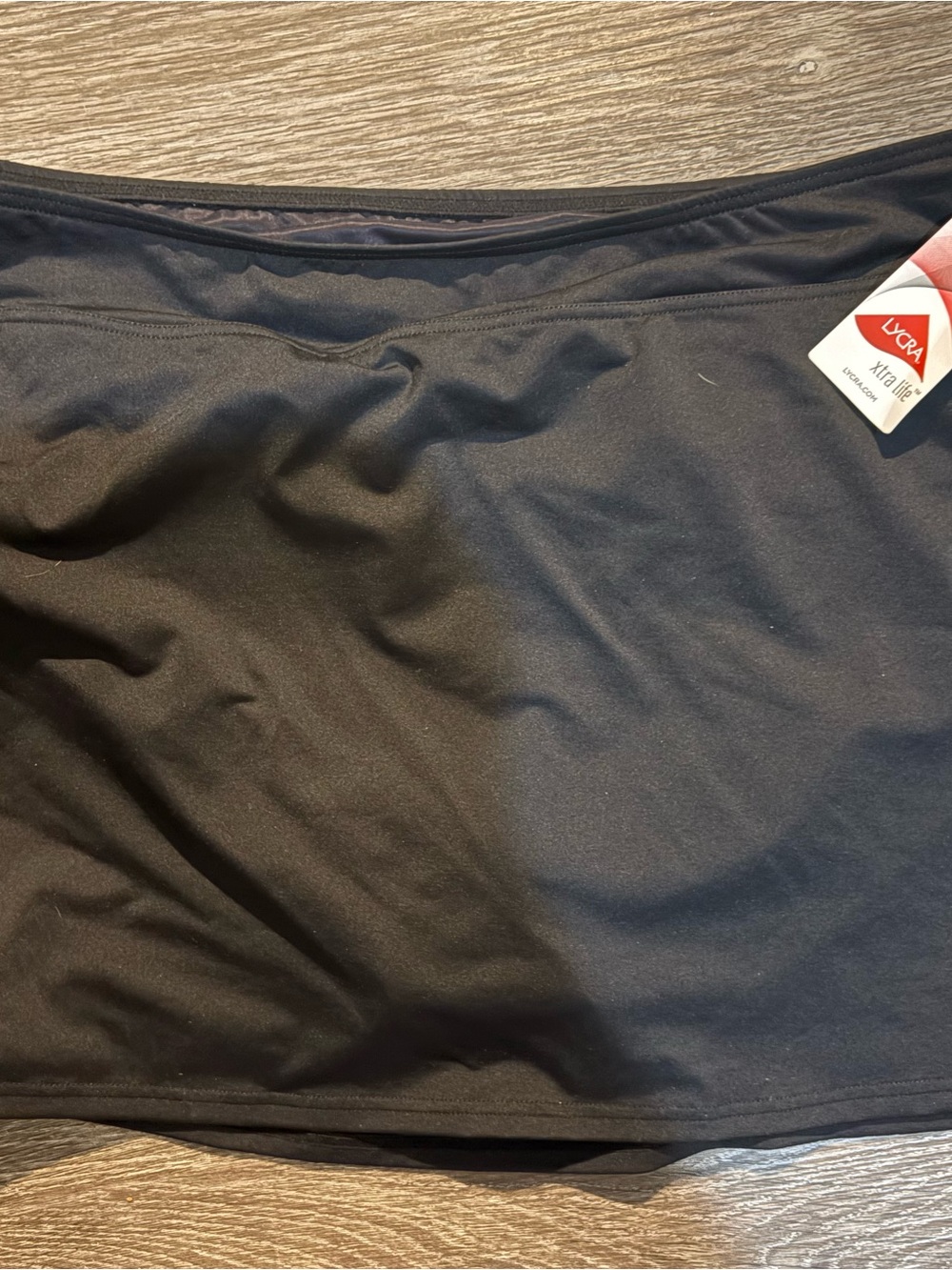 Black Lycra Swim Skirt new with tag size 18